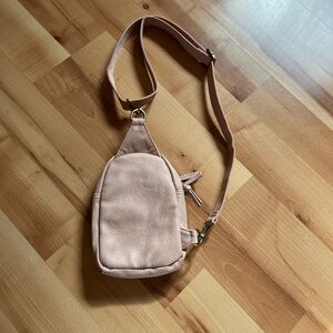 Joy Susan Skyler Sling Bag in Rose Quartz